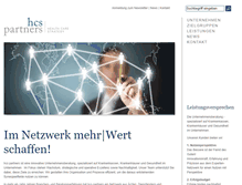 Tablet Screenshot of hcspartners.com